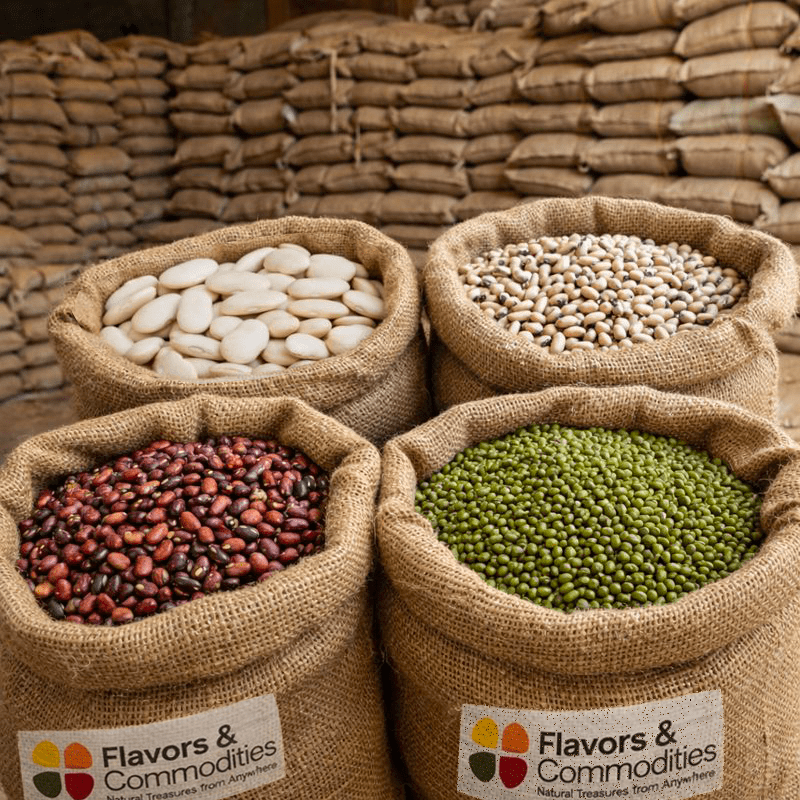 Dried grains and pulses